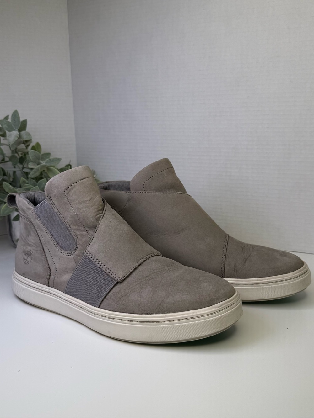 Timberland Women's Londyn Pull-On Chelsea Sneakers in Medium Grey Size 11 - Picture 6 of 16